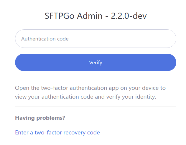 Login with 2FA